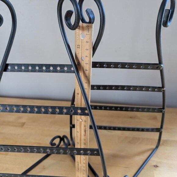 2 Earring Displays Wrought Iron - Like New - Rio Grande US Made - Jewelry Stands - Picture 7 of 11